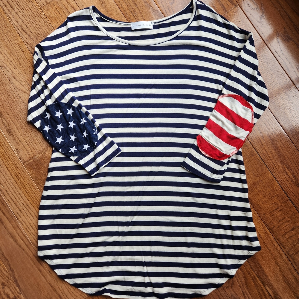 Coco & Main Patriotic Top